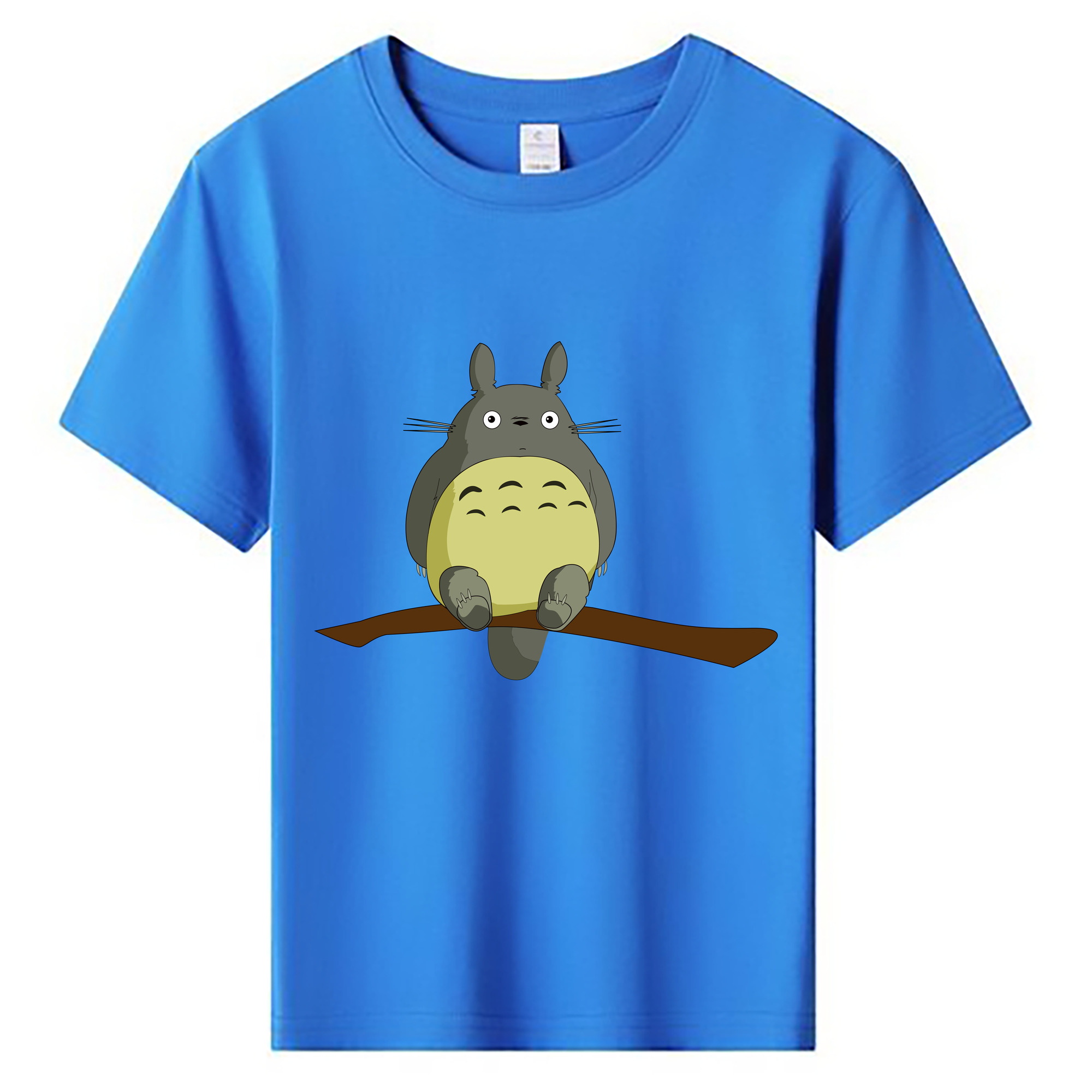 （画像用） となりのトトロ 草壁メイ 草壁サツキ My Neighbor Totoro Satsuki Kusakabe Mei Kusakabe 綿100％キッズTシャツ（フロントプリント）